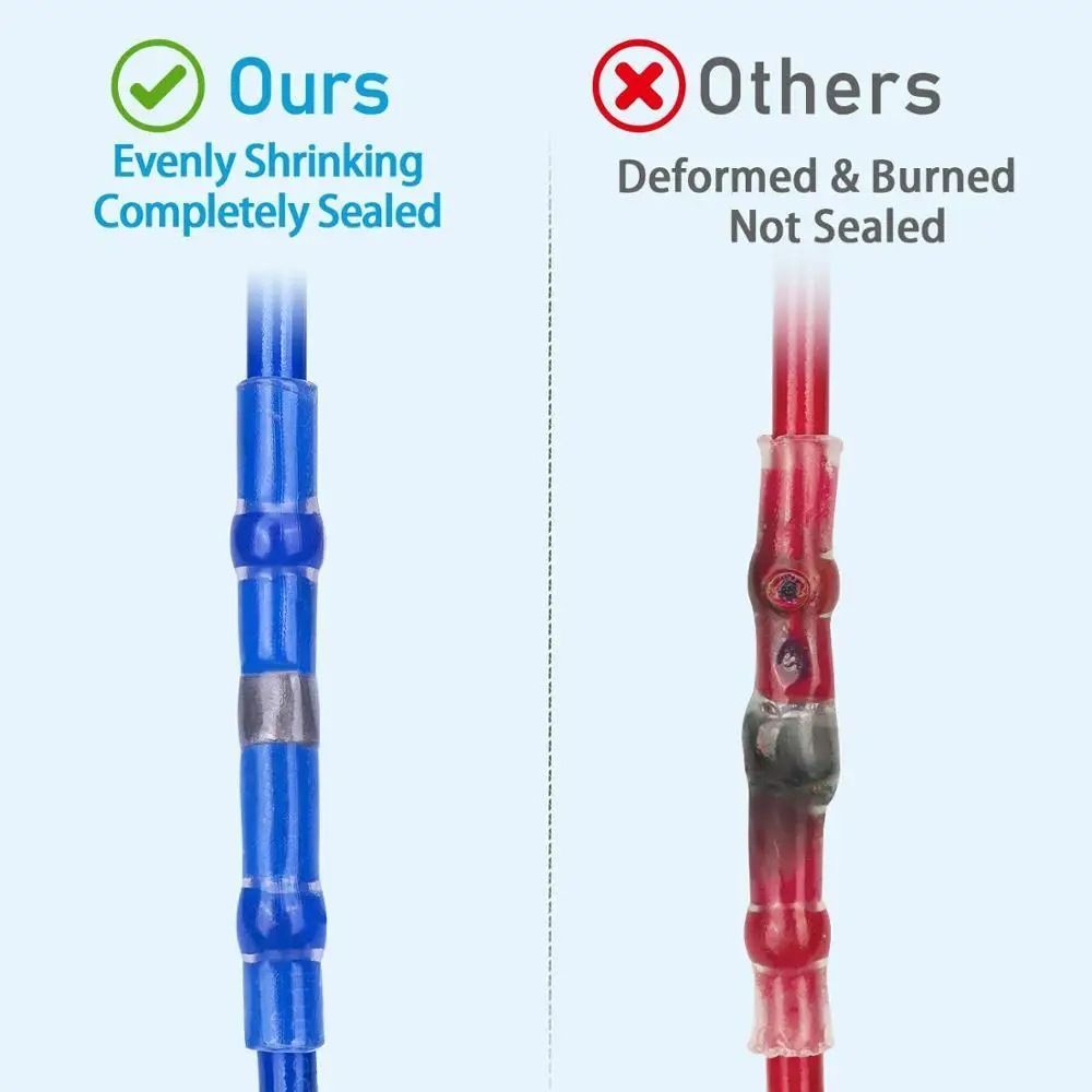 Waterproof Solder Ring Heat Shrink Middle Connector Solder Terminal Electrical - Multi - Size 280Pcs