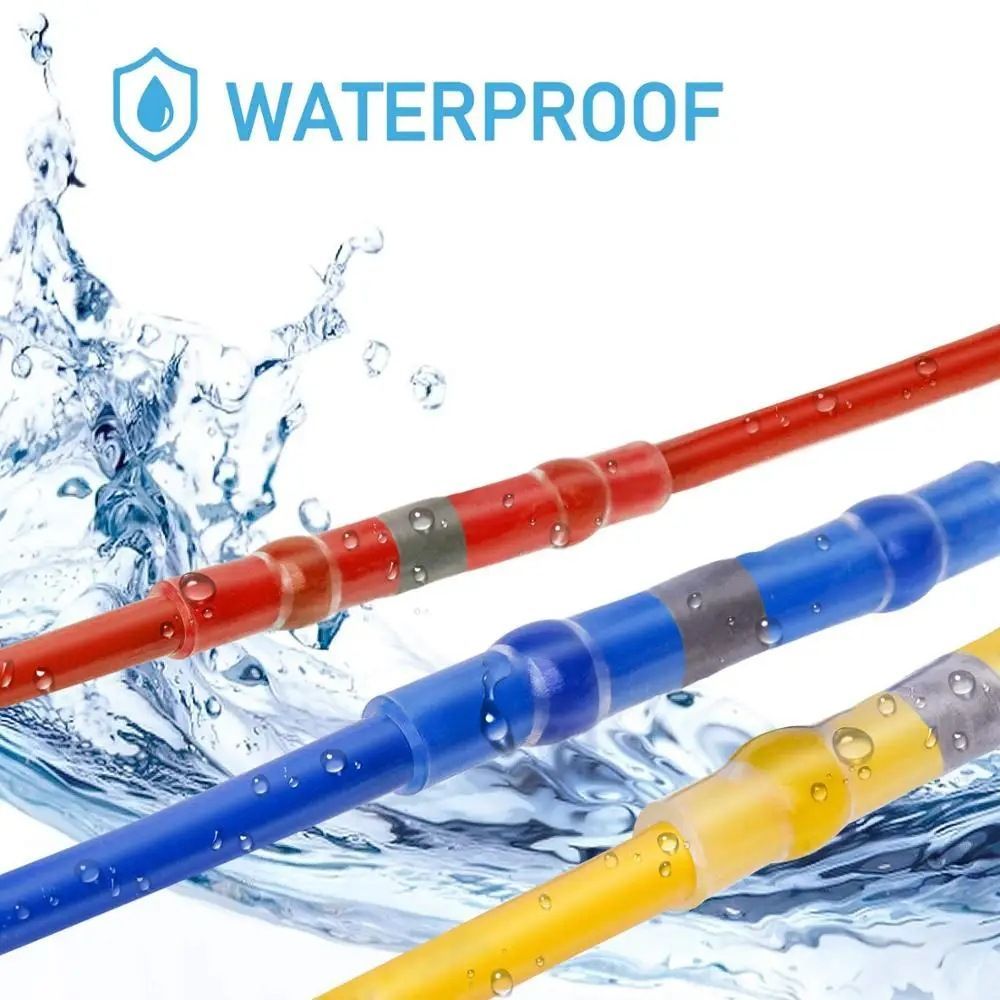 Waterproof Solder Ring Heat Shrink Middle Connector Solder Terminal Electrical - Multi - Size 500Pcs