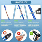 Solder Ring Wire Connectors Heat Shrink Butt Terminals Electrical Connector Kit - Multi - Size 600Pcs