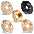 5PCS Angle Grinder Wood Carving Disc Set, Polishing Wheel Pad Sanding Disc for Wood, Stump Grinder Tool Grinding Shaping Disk, Cutting Wheel for 4 1/2 Angle Grinder Attachments Rotary Tool