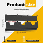 Angle Grinder Holder, Carbon Steel Angle Grinder Stand, Tool Holder Wall Mount, Efficient Angle Grinder Bracket, Versatile Angle Grinder Rack for Angle Grinder Tools Flap Cutting Discs