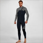 3MM Men's Full Wetsuit – 4-Way Stretch, UPF 50+, Thermal & Scratch Resistant for Diving & Surfing - Black - Size L