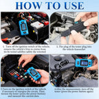 Automotive Circuit Fault Probe Tester, 20A 48V-High-Precision Current Tester, 2-in-1 Wire Tracer Short Finder, Car Relay Fuse Checker with LED Display & Front Light