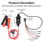 Universal Car Motor Diagnostic Tool, OBD2 Scanner & Battery Tester, Check Engine Light Code Reader, EPB Emergency Release Brake Bleeding Tool for Cars & Motorcycles