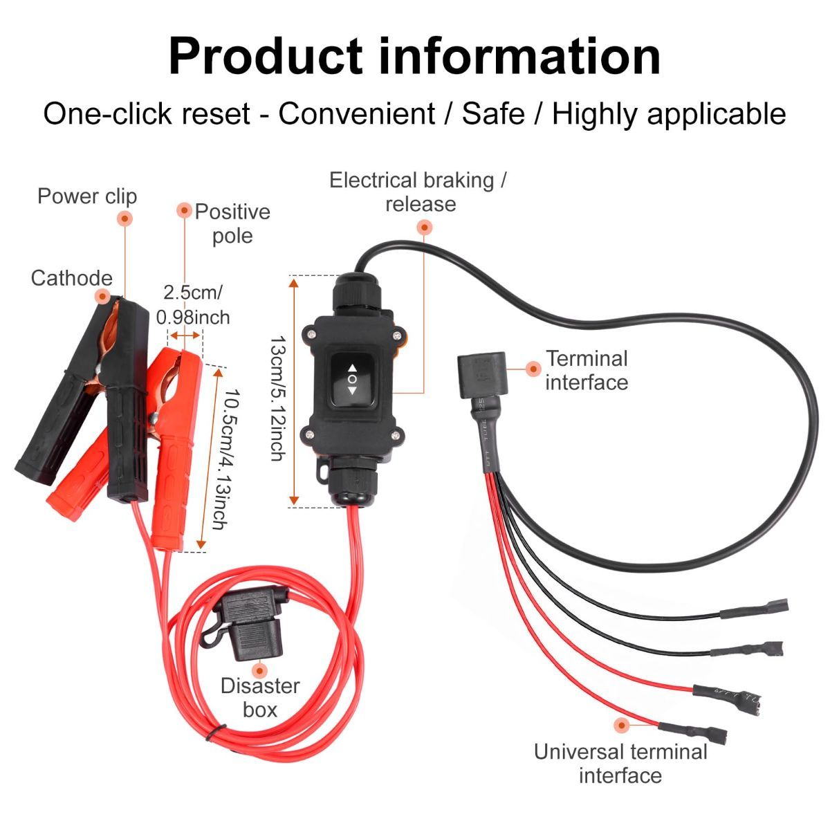 Universal Car Motor Diagnostic Tool, OBD2 Scanner & Battery Tester, Check Engine Light Code Reader, EPB Emergency Release Brake Bleeding Tool for Cars & Motorcycles