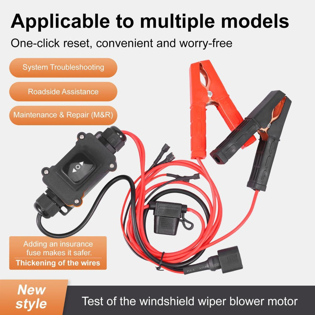 Universal Car Motor Diagnostic Tool, OBD2 Scanner & Battery Tester, Check Engine Light Code Reader, EPB Emergency Release Brake Bleeding Tool for Cars & Motorcycles