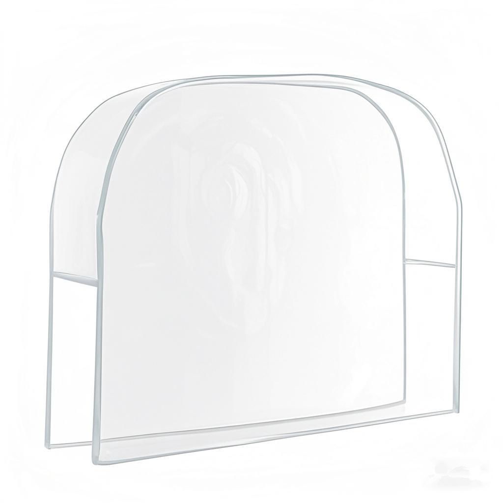 3Pcs Salon Chair Cover, PVC Clear Chair Back Covers, Waterproof Salon Chair Covers Protectors, Soft Salon Chair Back Cover, Fits Most Standard Salon Chairs Office Chairs, 20"x 15.7"x 4.7" - Clear - Size 20in