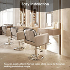 3Pcs Salon Chair Cover, PVC Clear Chair Back Covers, Waterproof Salon Chair Covers Protectors, Soft Salon Chair Back Cover, Fits Most Standard Salon Chairs Office Chairs, 20"x 15.7"x 4.7" - Clear - Size 20in
