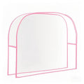 3Pcs Salon Chair Cover, PVC Clear Chair Back Covers, Waterproof Salon Chair Covers Protectors, Soft Salon Chair Back Cover, Fits Most Standard Salon Chairs Office Chairs, 20"x 15.7"x 4.7" - Pink - Size 20in