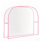 3Pcs Salon Chair Cover, PVC Clear Chair Back Covers, Waterproof Salon Chair Covers Protectors, Soft Salon Chair Back Cover, Fits Most Standard Salon Chairs Office Chairs, 20"x 15.7"x 4.7" - Pink - Size 20in