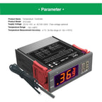 Stc-1000 Temperature Controller, 12V 10A Multi-Purpose Digital Thermostat With Ntc Probe For Fermentation Hatch,