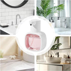 500ml Touchless Automatic Soap Dispenser with USB-C Charging, White, Compatible with Liquid Soap