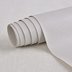 Self-adhesive repair patch for artificial leather, 30 cm x 137 cm, Light gray, Compatible with Fix Dekor