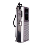 AM/FM Pocket Radio with Built-In Speaker and Earphone Socket