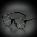Progressive Multifocal Reading Glasses Blue Light Blocking Computer Glasses Black Strength 1.0