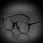 Progressive Multifocal Reading Glasses Blue Light Blocking Computer Glasses Black Strength 1.0