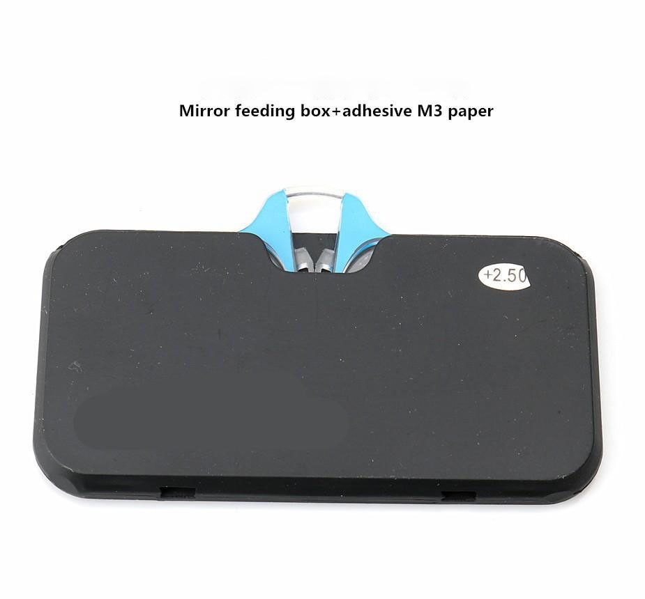 Nose Clip Reading Glasses No Legs Mini Portable Presbyopic Glasses With Sticky Phone Case Ultra Light PC Lens Readers +1.00