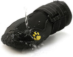 Dog Shoes Adjustable Paw Protectors Black, 7.5 x 6.5 cm