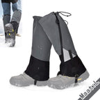 Leg Warmers Waterproof Tear Resistant Adjustable Boot Covers for Hiking, Size L, 42.5 cm