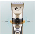 Professional Dog Clippers for Long Thick Hair Rechargeable Electric Clipper Set for Dogs and Cats