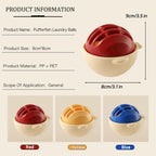 3-Pack Reusable Pet Hair Remover Balls for Cat Hair and Lint