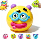 Dog Face Stress Ball Slow Rising Sensory Toy for Anxiety Relief Yellow