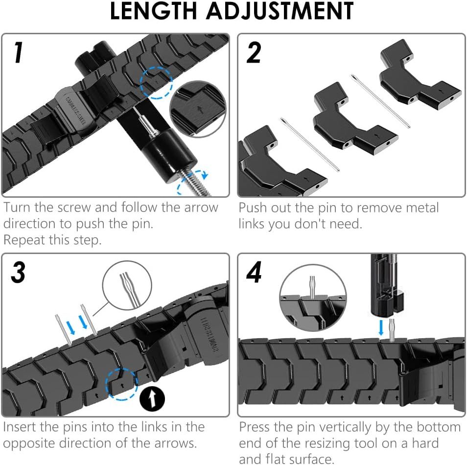 Stainless Steel Watch Band Compatible with Apple Watch Ultra Series Black Red, 42mm 44mm 45mm 49mm