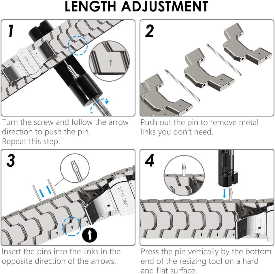 Stainless Steel Watch Band Compatible with Apple Watch Ultra Series Silver Orange, 42mm 44mm 45mm 49mm