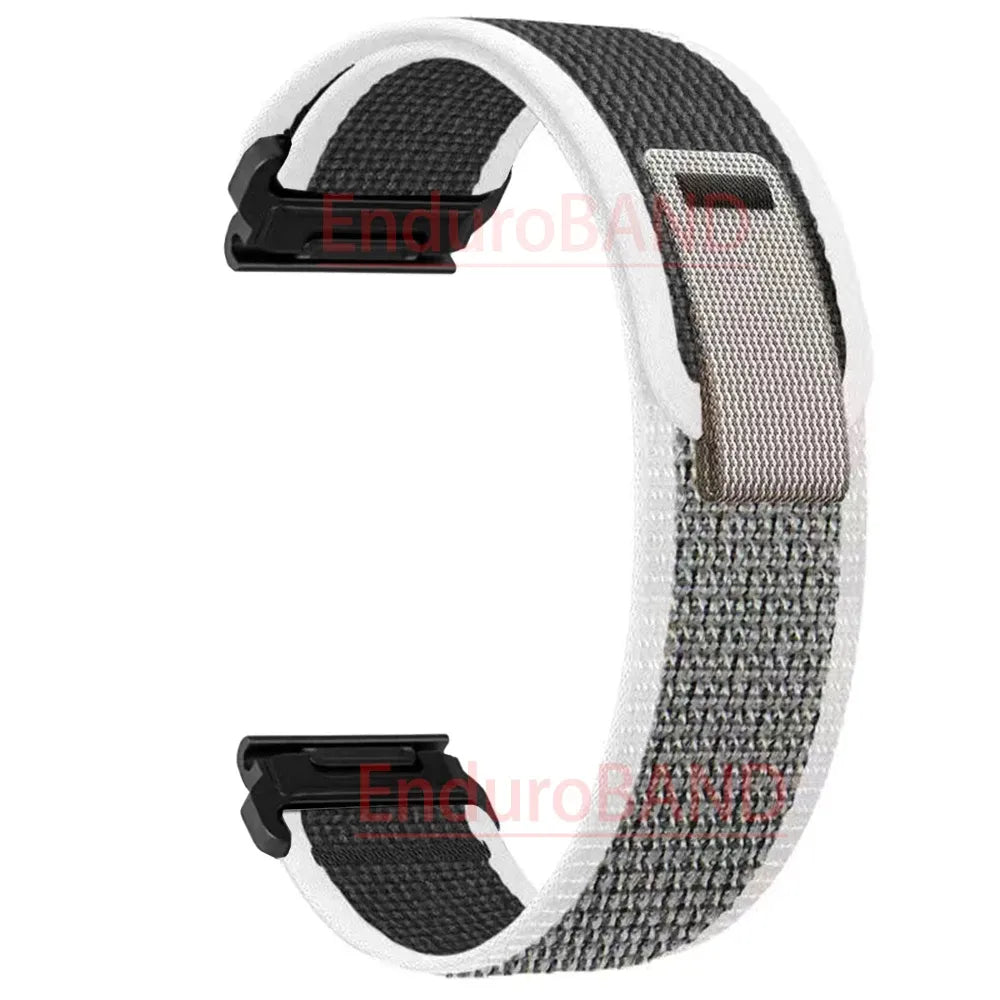Nylon Watch Band Compatible with Garmin Fenix 7 7X 6X Pro Enduro Instinct Mk1 Epix Gen 2 A12, 20mm