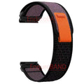 Nylon Watch Band Compatible with Garmin Fenix 7 7X 6X Pro Enduro Instinct Mk1 Epix Gen 2 A4,22mm
