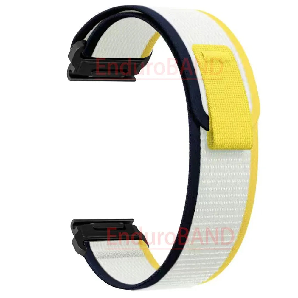 Nylon Watch Band Compatible with Garmin Fenix 7 7X 6X Pro Enduro Instinct Mk1 Epix Gen 2 A5,22mm