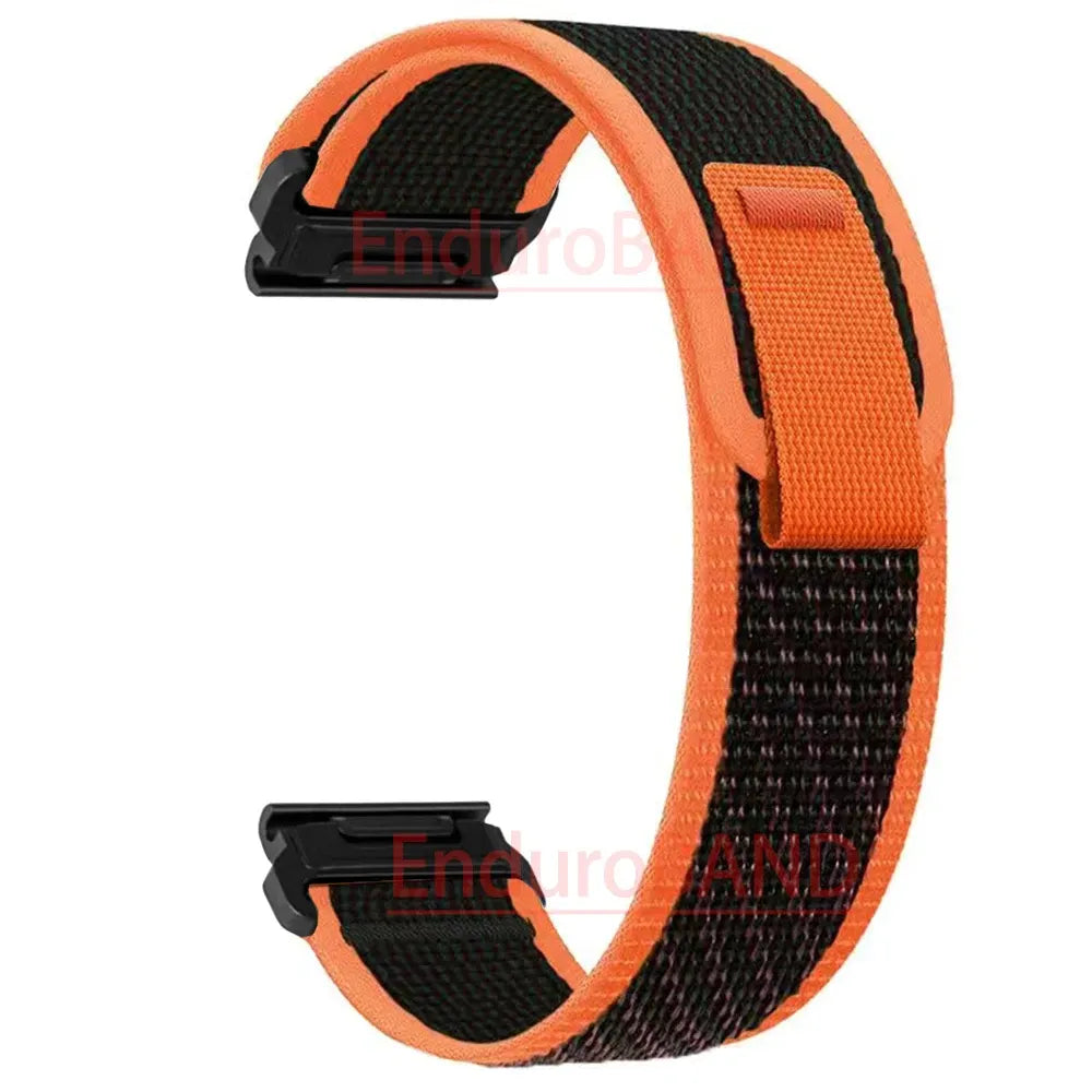 Nylon Watch Band Compatible with Garmin Fenix 7 7X 6X Pro Enduro Instinct Mk1 Epix Gen 2 A8,22mm