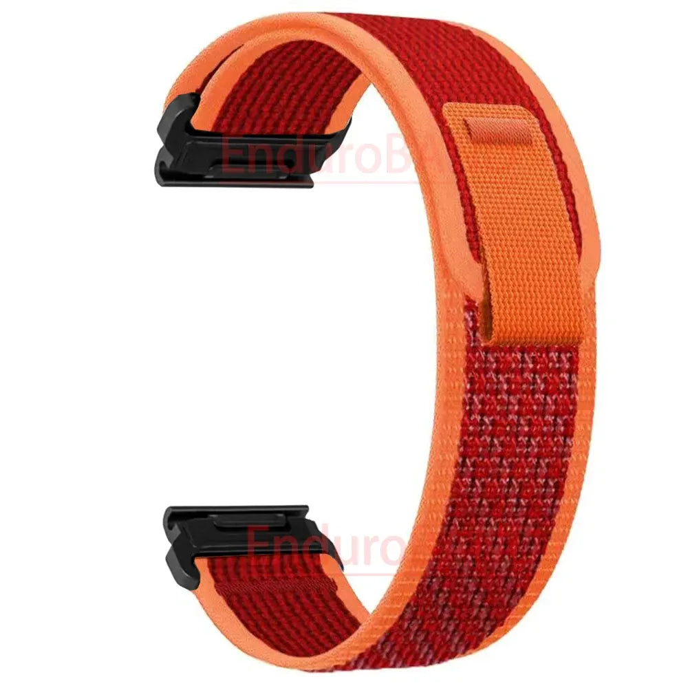 Nylon Watch Band Compatible with Garmin Fenix 7 7X 6X Pro Enduro Instinct Mk1 Epix Gen 2 A9,22mm