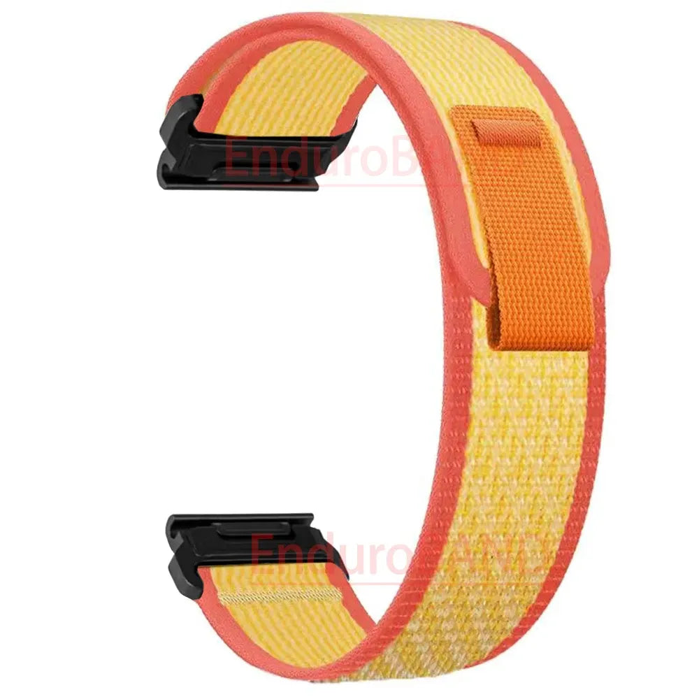 Nylon Watch Band Compatible with Garmin Fenix 7 7X 6X Pro Enduro Instinct Mk1 Epix Gen 2 A11,22mm