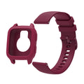 Garmin Venu Sq 2 Watch Strap with case - Dark Blue