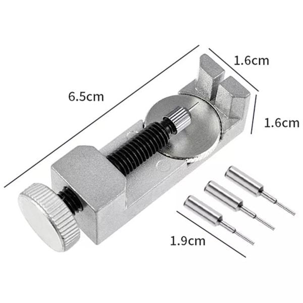 Watch Strap Shortening Tool Silver
