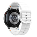 Silicone Watch Band Compatible with Samsung Galaxy Watch 4 White, 40mm 44mm