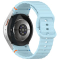 Silicone Watch Band Compatible with Samsung Galaxy Watch 4 Light Blue, 40mm 44mm