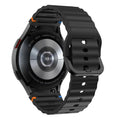 Silicone Watch Band Compatible with Samsung Galaxy Watch 6 Black, 40mm 44mm