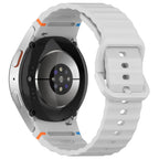 Silicone Watch Band Compatible with Samsung Galaxy Watch 6 Gray, 40mm 44mm
