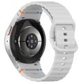 Silicone Watch Band Compatible with Samsung Galaxy Watch 7 Gray, 40mm 44mm