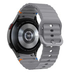 Silicone Watch Band Compatible with Samsung Galaxy Watch 7 FE Dark Gray