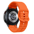 Silicone Watch Band Compatible with Samsung Galaxy Watch 7 FE Orange