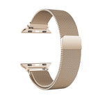 Milanese Watch Band Compatible with Apple Watch Ultra 2 3 Series 11 10 9 8 7 6 5 3 SE Champagne, 42mm 44mm 45mm 46mm 49mm