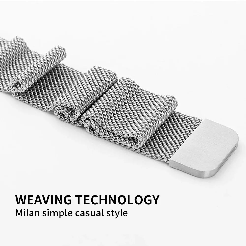 Milanese Watch Band Compatible with Apple Watch Ultra 2 3 Series 11 10 9 8 7 6 5 3 SE Champagne, 42mm 44mm 45mm 46mm 49mm