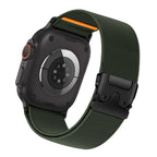 Paracord Watch Band Compatible with Apple Watch Ultra 2 Series 10 9 8 7 6 3 SE Army Green, 38mm 40mm 41mm Series 10 42mm