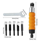 Electric Wood Carving Chisel Set, High Speed Power Chisel with 5 Knives for DIY Woodworking