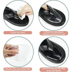 3 Pairs Gel Metatarsal Pads for Flip Flops, Washable Ball of Foot Cushions for Thong Sandals