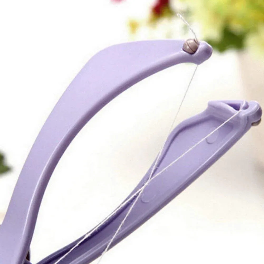 Facial Hair Threading Epilator Kit, Spring Root Hair Remover with 10 Extra Threads for Women