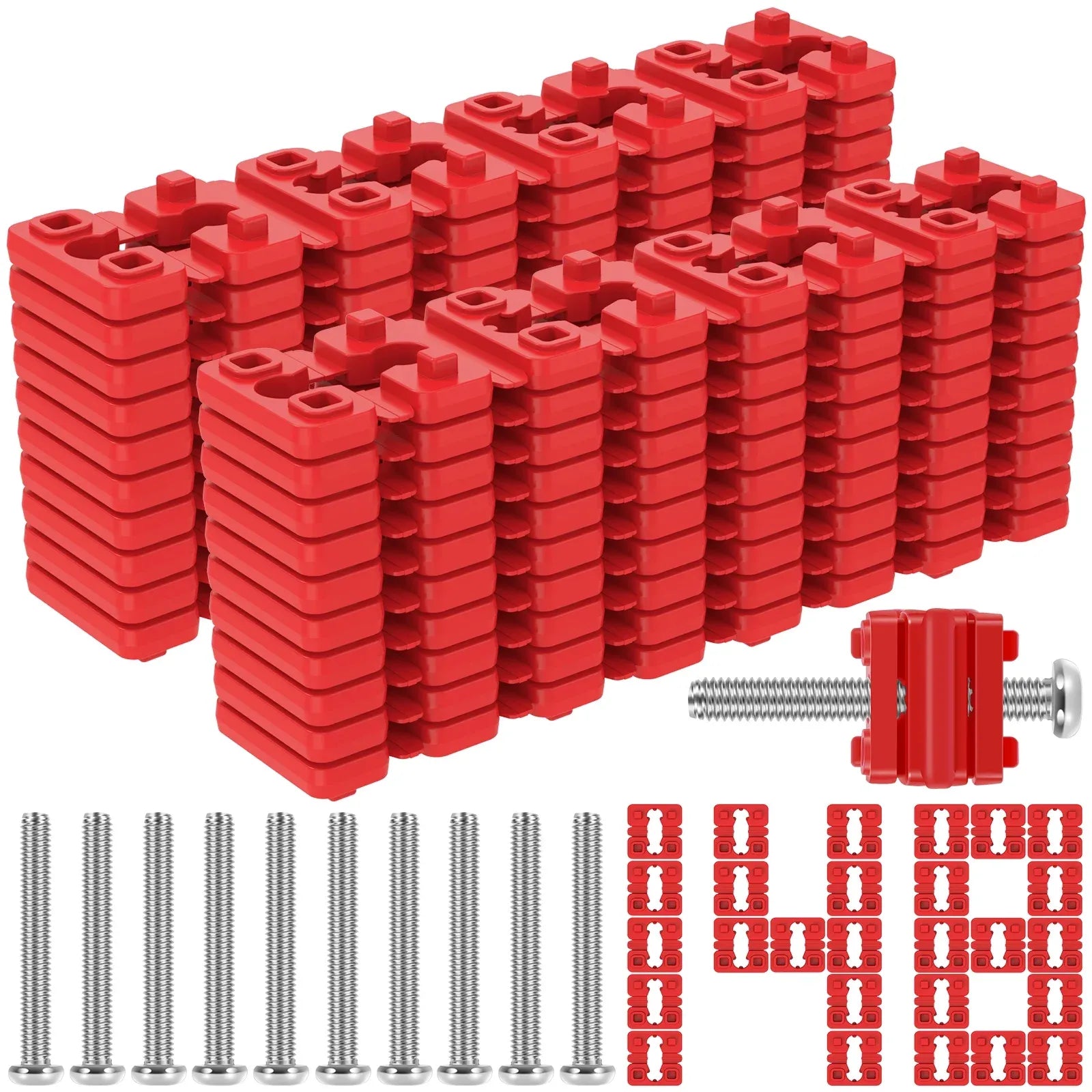 148 Pcs Electrical Outlet Box Spacers, Stackable Plastic Flush Mount Shims for Receptacles